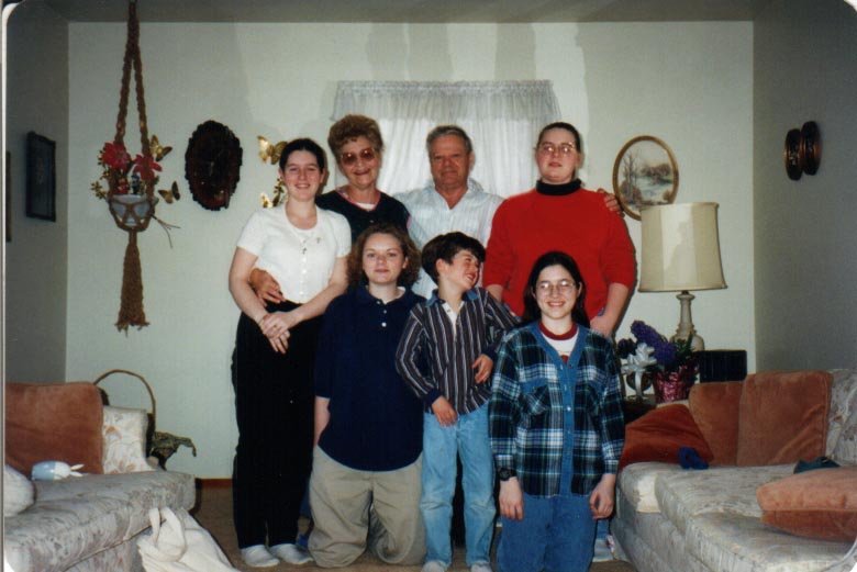 mom dad grandkids 1996